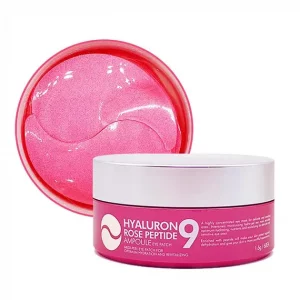 HYALURON ROSE PEPTIDE 9 EYE PATCHГидрогелевые патчи с пептидами и болгарской розой HYALURON ROSE PEPTIDE 9 EYE PATCHГидрогелевые патчи с пептидами и болгарской розой