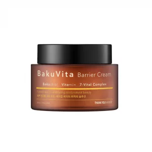 Зволожувальний крем з бакучіолом і вітамінами C та E THANK YOU FARMER BakuVita Barrier Cream 50 ml