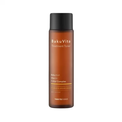 BAKUVITA TREATMENT TONER<br>Зволожувальний тонер з бакучіолом і вітамінами C та E, 200 мл