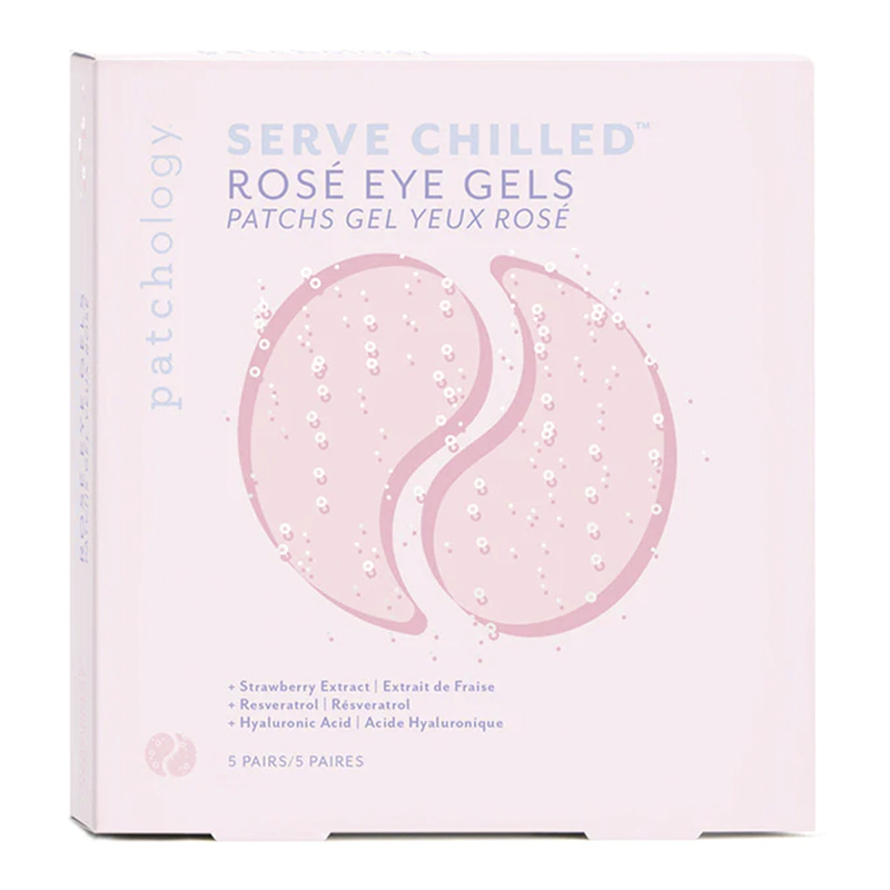 Освежающие патчи с экстрактом розы Patchology Serve Chilled Rose Eye Gels
