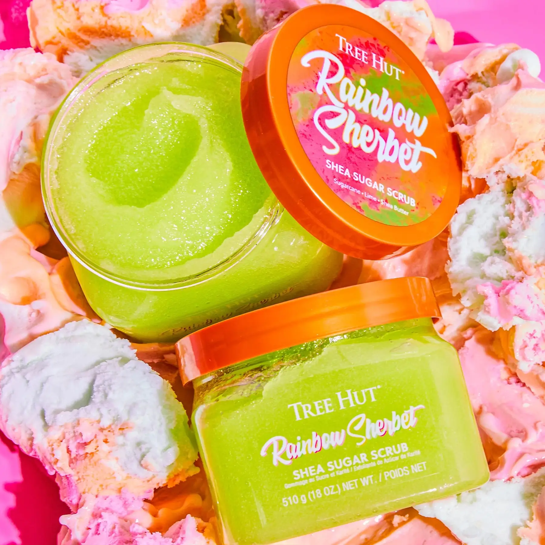 Скраб для тіла Tree Hut Rainbow Sherbet Sugar Scrub, 510г