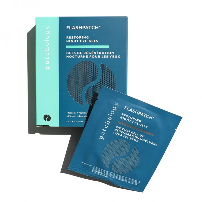 Нічні відновлюючі патчі Patchology FlashPatch® Restoring Night Eye Gels - 15 пар