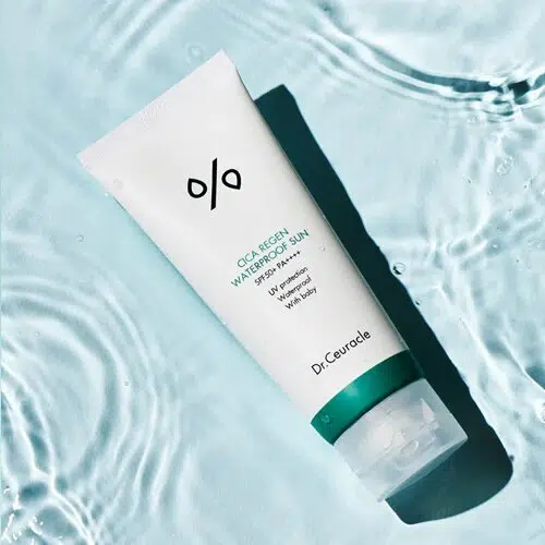 Водостійкий сонцезахисний крем з центелою азіатською Dr.Ceuracle Cica Regen Waterproof Sun SPF50+ PA++++, 100 мл до 25.03.2026