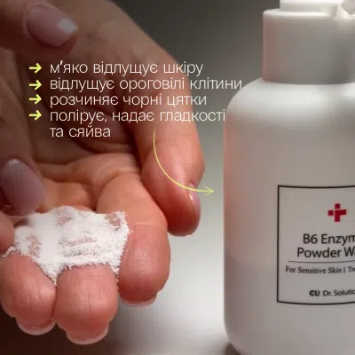 Ензимна пудра з піридоксином та каламіном Cuskin Dr.Solution B6 Enzyme Powder Wash, 55 г
