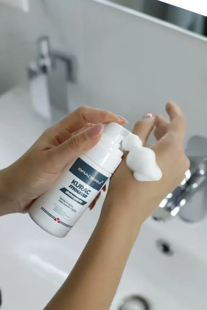 Пенка для умывания с пребиотиками Braderm Kurac Mousse, 100 мл