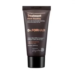 Бальзам-кондиціонер для відновлення кольору сивого волосся Dr.FORHAIR Folligen Black Treatment - 50 мл