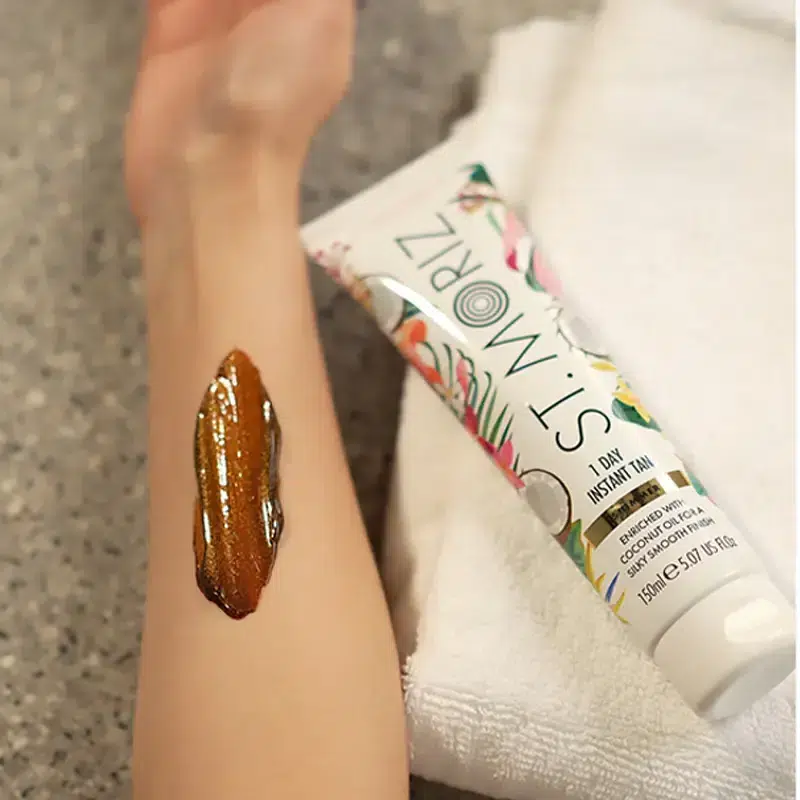 Бронзатор с легким эффектом загара St Moriz Shimmer 1 Day Tan Coconut Paradise, 150 мл