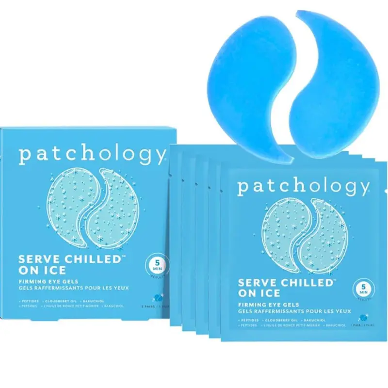 Охолоджуючі та зміцнюючі патчі Patchology Serve Chilled Iced Eye Gels