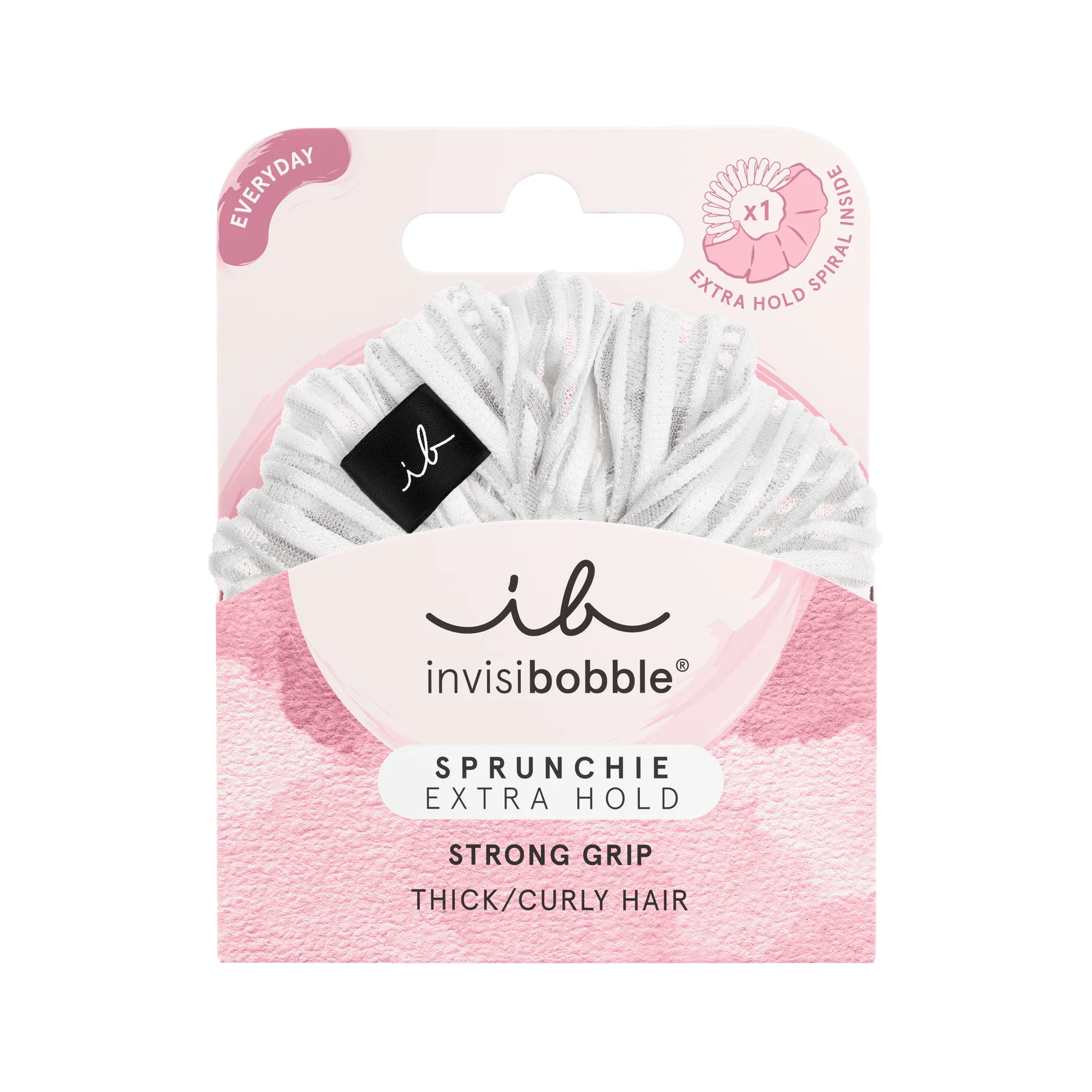 Резинка-браслет для волос invisibobble SPRUNCHIE EXTRA HOLD Pure White