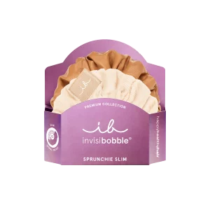 SPRUNCHIE SLIM PREMIUM - CRÈME DE CARAMELРезинка-браслет для волос