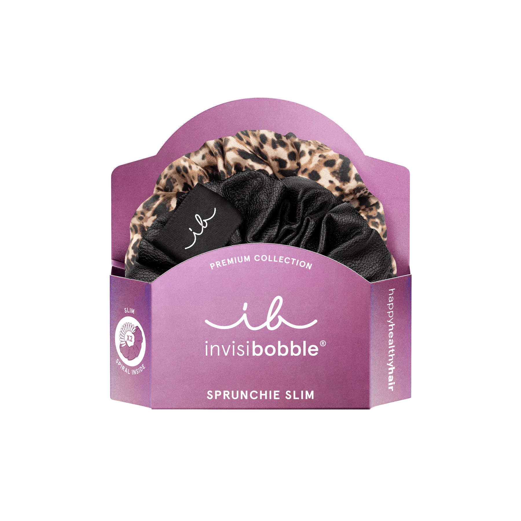 Резинка-браслет для волосся invisibobble SPRUNCHIE SLIM PREMIUM - Leo is the New Black