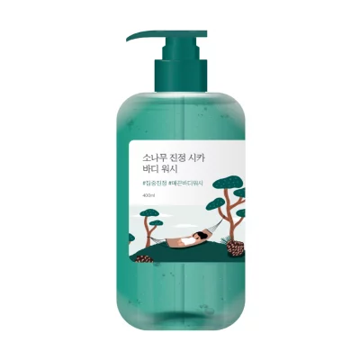 PINE CALMING CICA BODY WASH<br>Успокаивающий гель для душа с экстрактом игл сосны, 400 мл