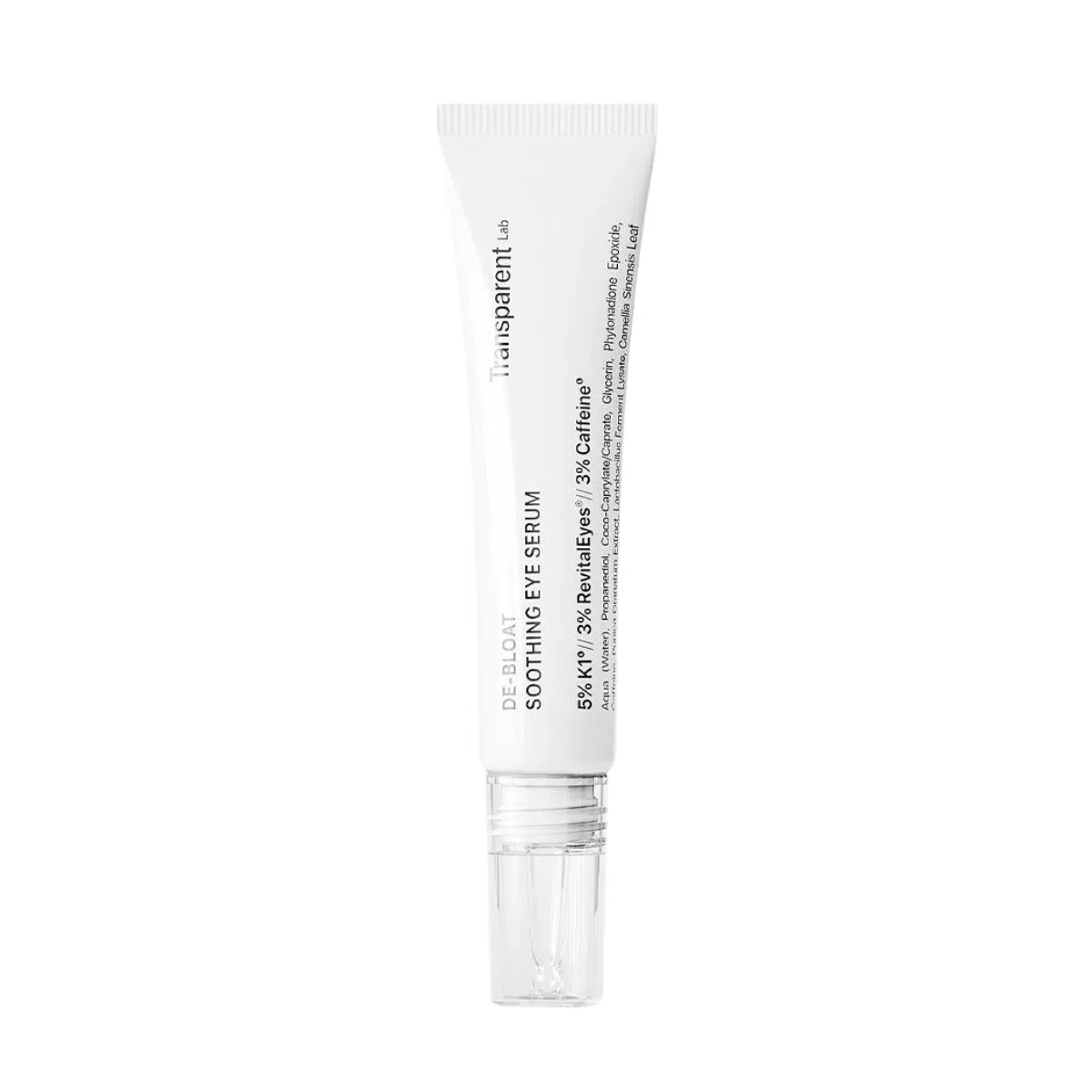 Крем-сироватка для зони навколо очей Transparent Lab De-Bloat Soothing Eye Serum, 15 мл