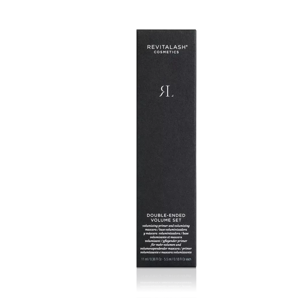 Праймер для ресниц и гипоаллергенная тушь Revitalash double ended volume set