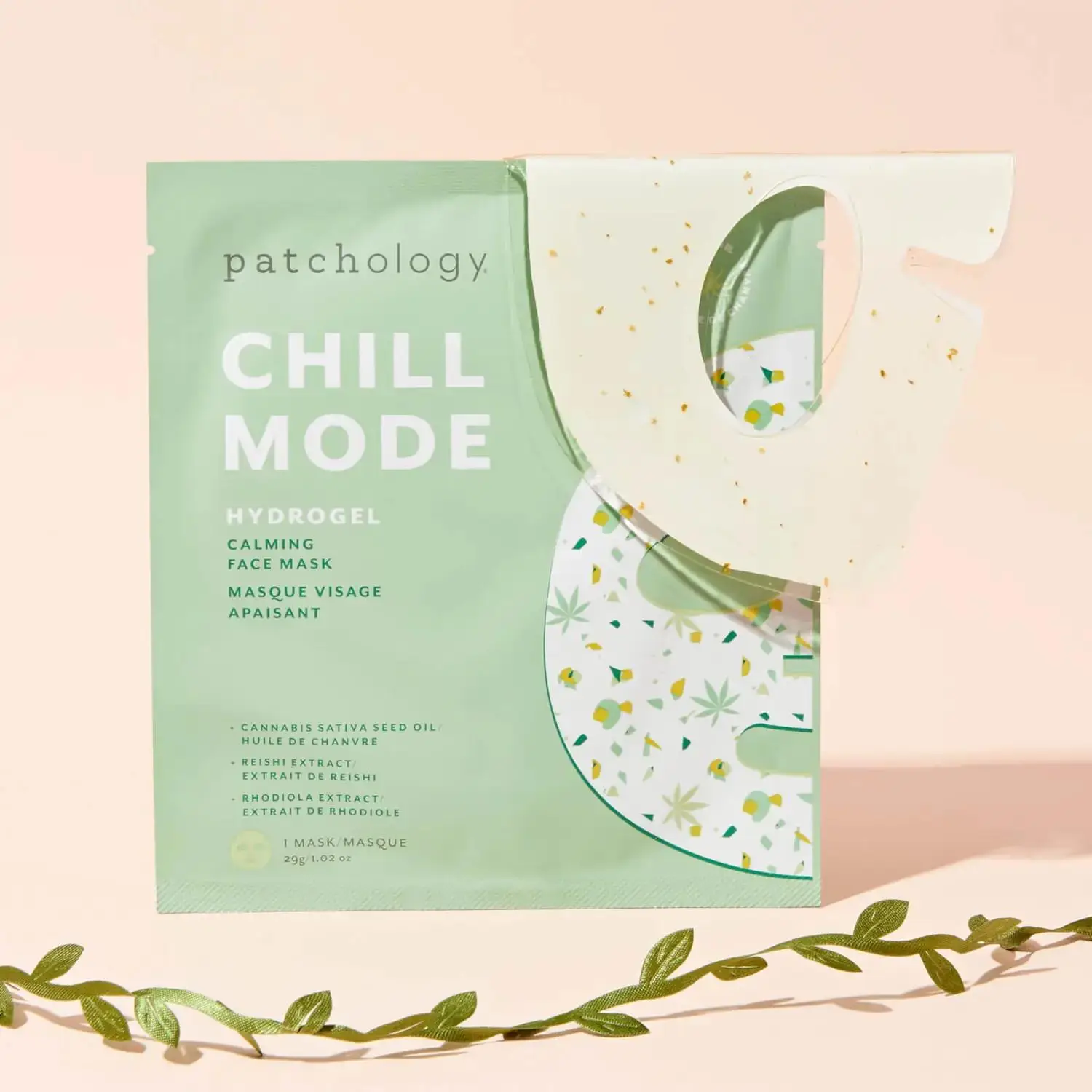 Заспокоююча гідрогелева маска для обличчя Patchology Chill Mode Hydrogel Mask (1 шт)