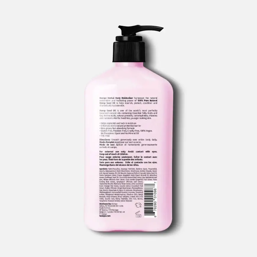 Зволожуюче рослинне молочко для тіла C Гранатом Hempz Pomegranate Herbal Body Moisturizer