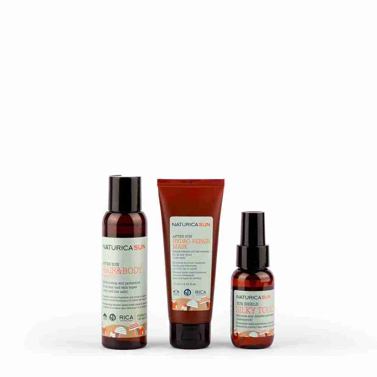 Тревел набір для захисту волосся влітку RICA Kit Sun Travel Size