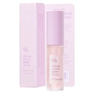 Олійка-блиск для губ з ресвератолом та екстрактом журавлини Dr.Ceuracle Vegan Active Berry Lip Oil, 4.5 мл