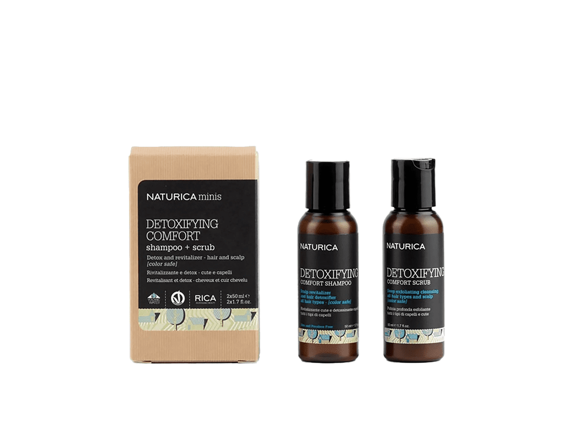 Мини детокс набор: шампунь и скраб Rica DETOXIFYING MINIS
