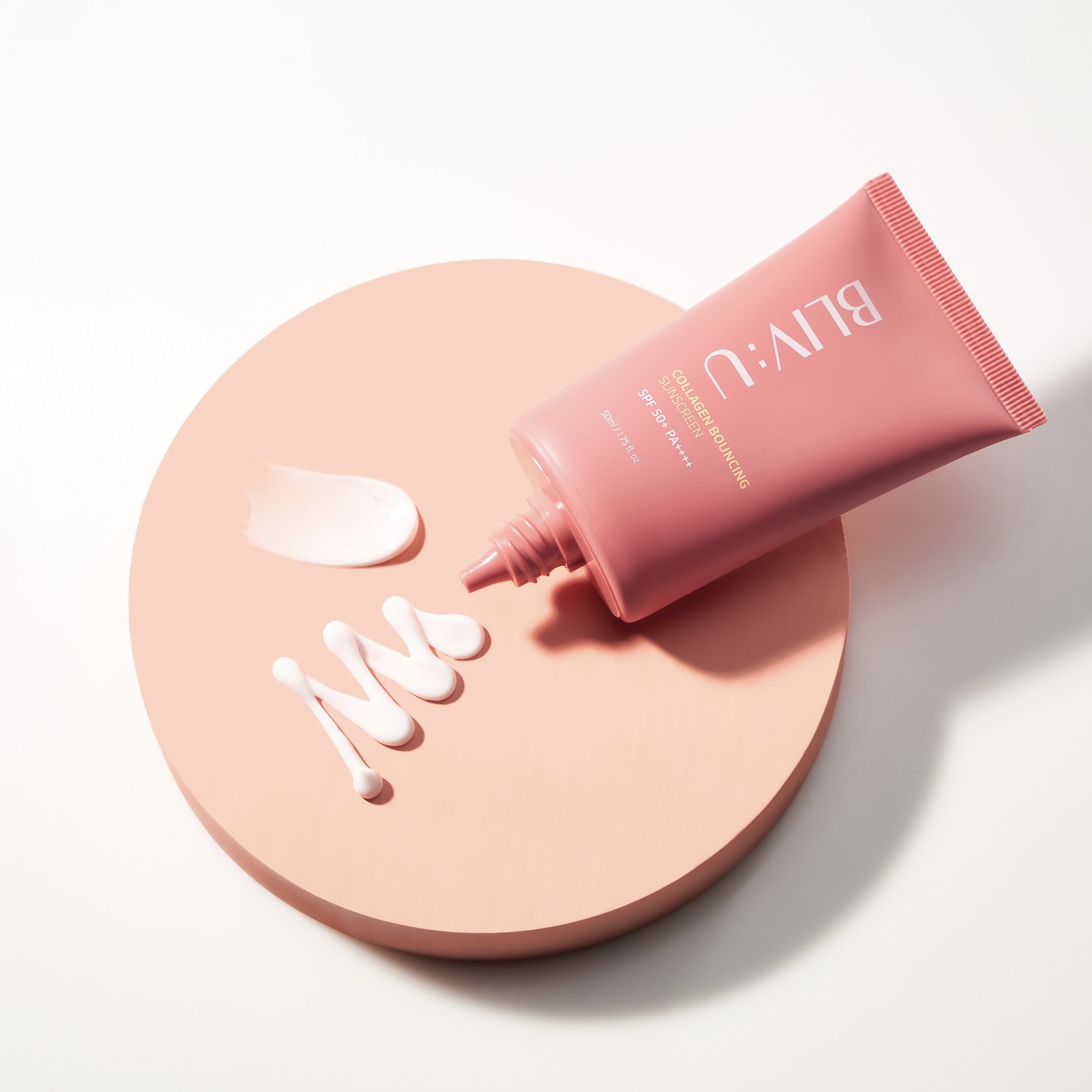 Солнцезащитный крем с коллагеном Bliv:U Collagen Bouncing Sunscreen, 50 мл