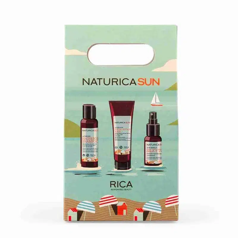 Дорожный набор для защиты волос летом Rica After Sun Hair & Body