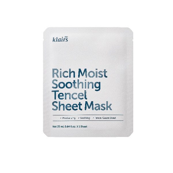 Тканевая маска Dear Klairs Rich Moist Soothing Tencel Sheet Mask, 25мл