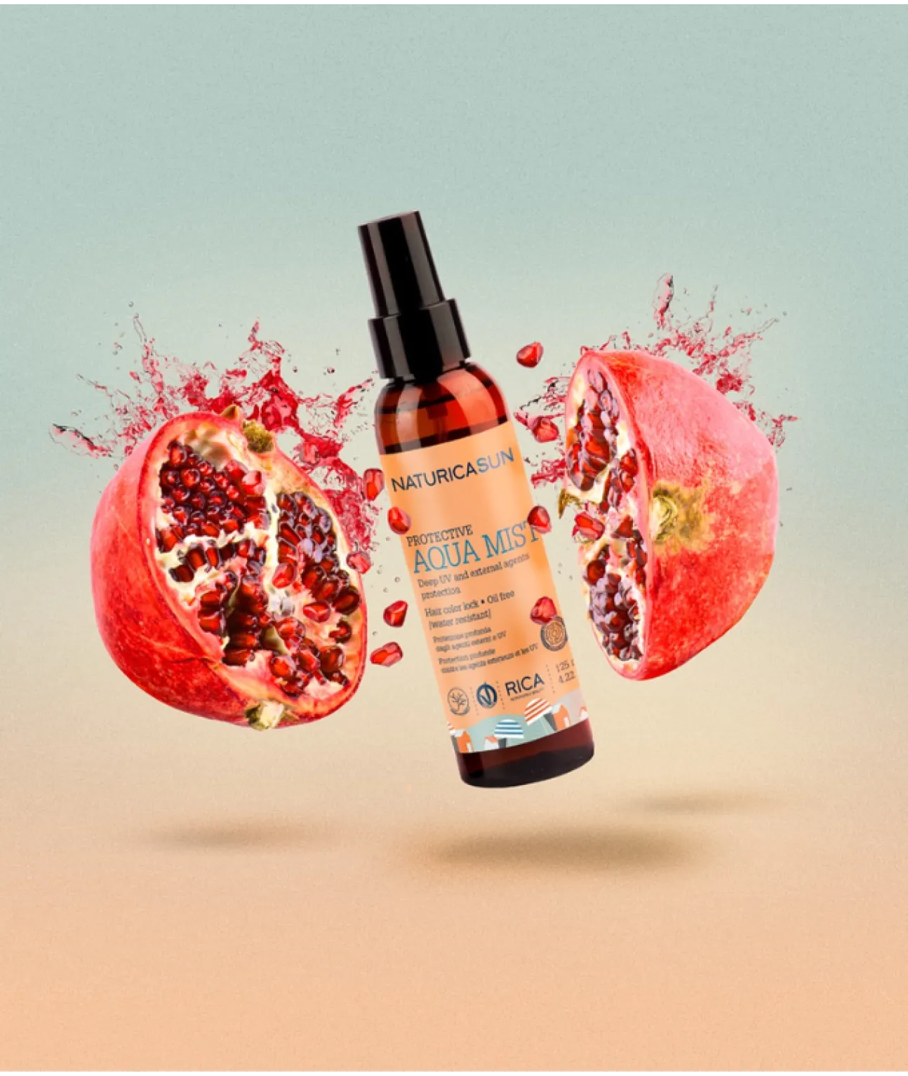 Солнцезащитный спрей для волос RICA PROTECTIVE AQUA MIST, 125 мл