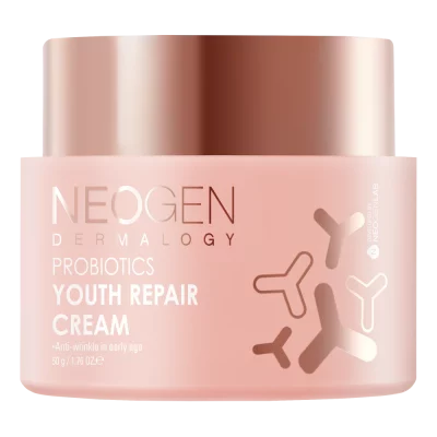 DERMALOGY PROBIOTICS YOUTH REPAIR CREAM<br>Відновлюючий крем з пробіотиками та пептидами, 50г