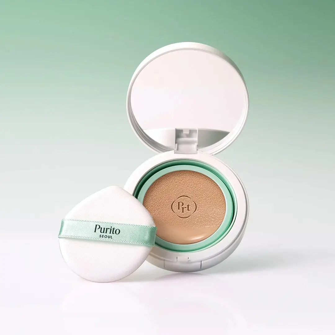 BB-кушон з центеллою Purito Seoul Wonder Releaf Centella BB Cushion, 15 g + 15 g
