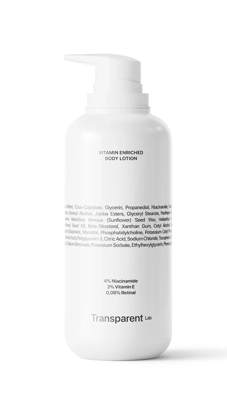 Обогащенный витаминами лосьон для тела TRANSPARENT-LAB VITAMIN ENRICHED BODY LOTION, 400 мл