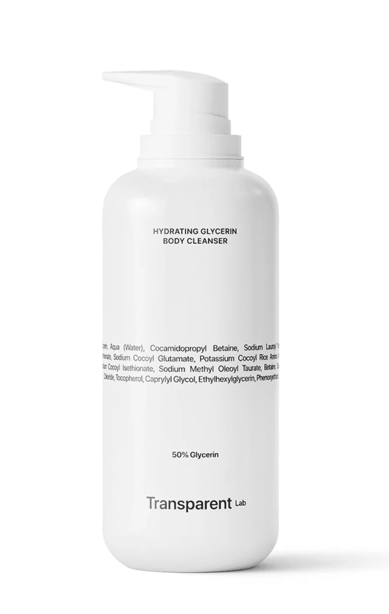 Увлажняющее средство для очищения тела с глицерином TRANSPARENT-LAB HYDRATING GLYCERIN BODY CLEANSER 400 мл