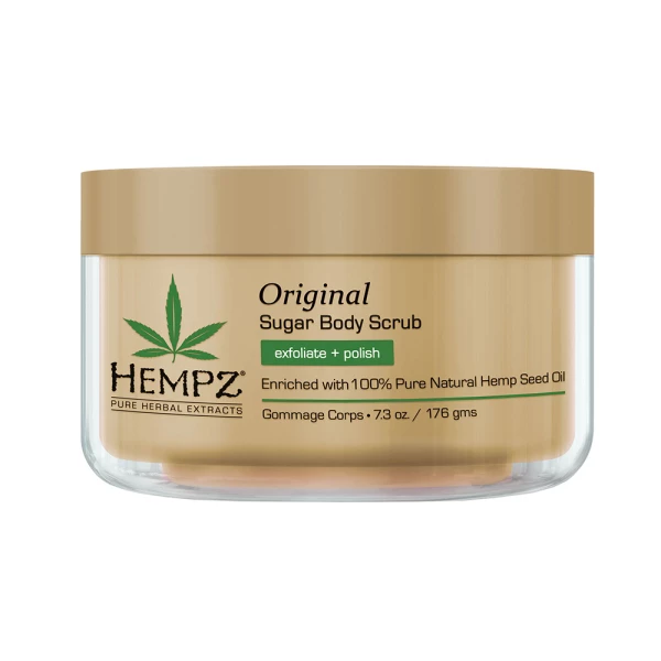 Сахарный Скраб для тела с растительными экстрактами Hempz Original Herbal Sugar Body Scrub 176 г