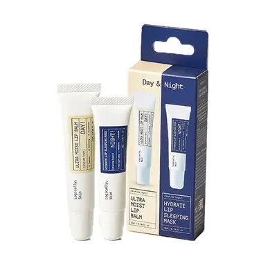 Набор средств по уходу за губами Logically, Skin Day  Night Lip Care Duo