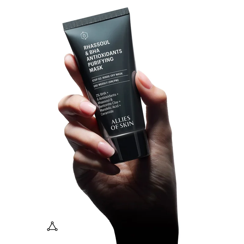 Маска очищуюча для обличчя Allies of skin Rhassoul and BHA Antioxidants Purifying Mask, 50 ml