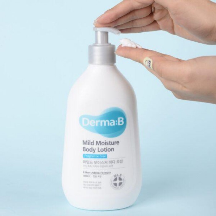 Лосьон для тела увлажняющий Derma:B Mild Moisture Body Lotion, 400 мл