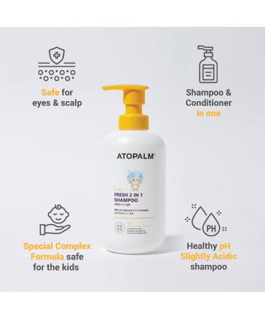Шампунь для детей 2 в 1 Atopalm Fresh 2 in 1 Shampoo Kids, 460 мл