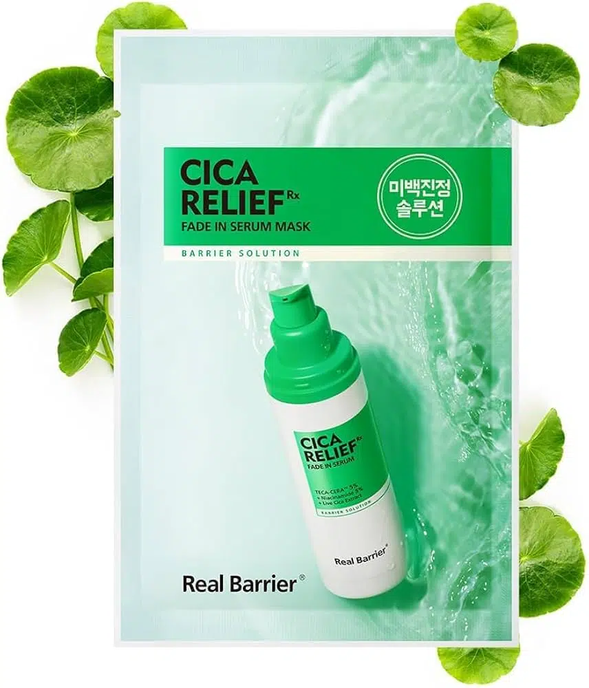 Маска тканева заспокійлива Real Barrier Cicarelief Rx Fade In Serum Mask 1 шт