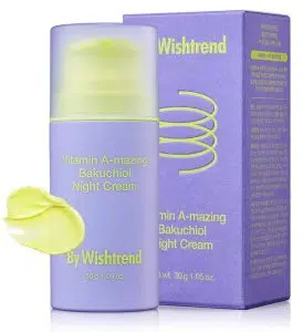 Ночной омолаживающий крем с ретинолом и бакучиолом By Wishtrend Vitamin A-mazing Bakuchiol Night Cream - 30 мл