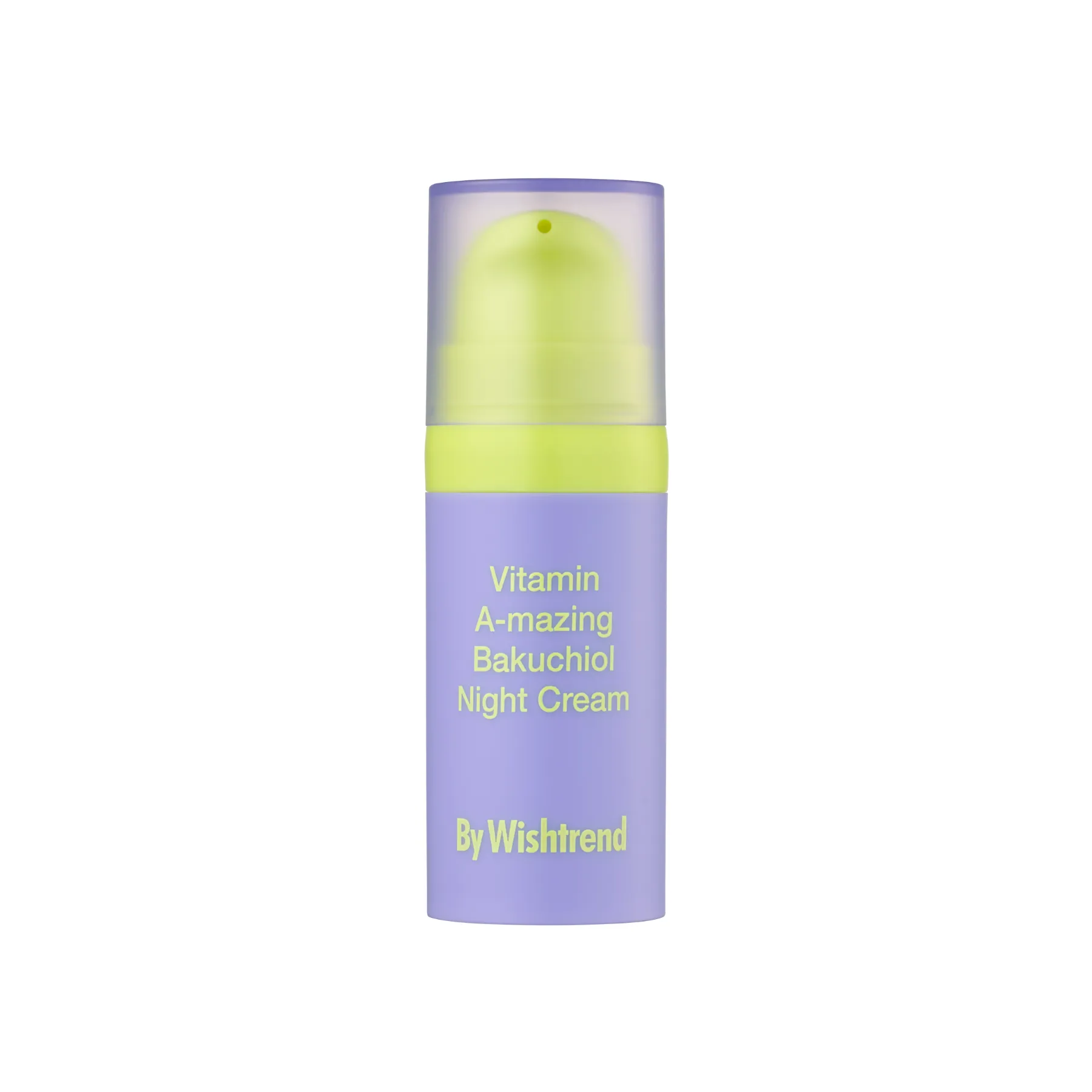 Ночной омолаживающий крем с ретинолом и бакучиолом By Wishtrend Vitamin A-mazing Bakuchiol Night Cream - 10 мл