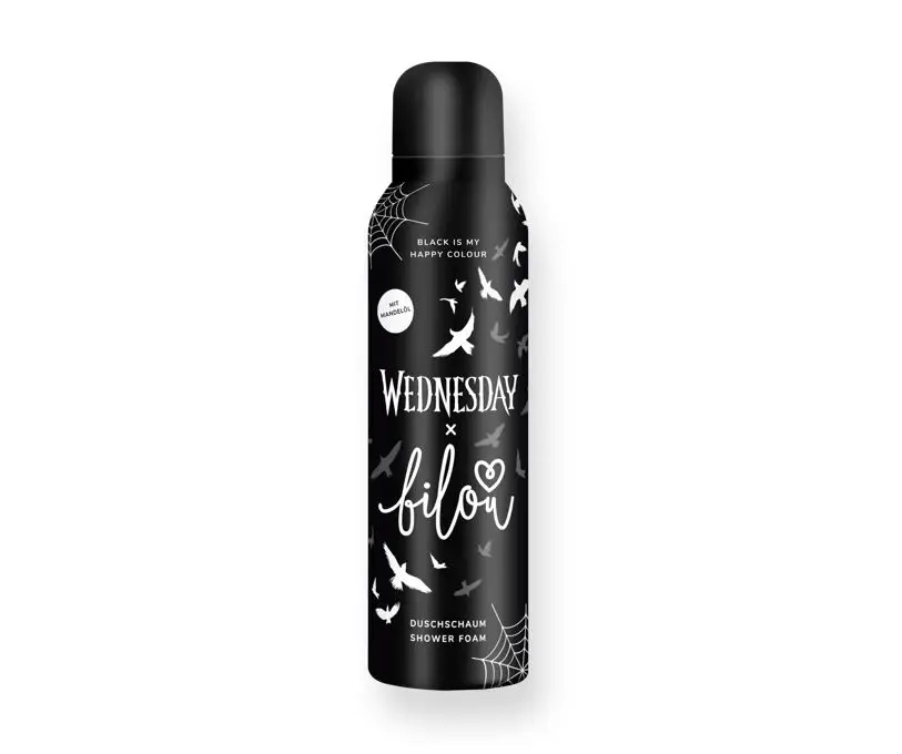 WEDNESDAY BLACK IS MY HAPPY<br>Пінка для душу, 200 мл