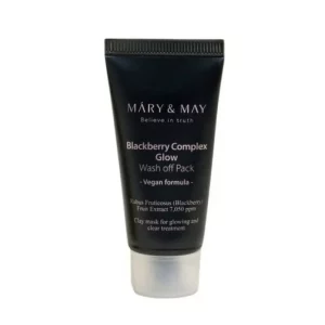 Антиоксидантная глиняная маска с экстрактом ежевики MARY&MAY BLACKBERRY 30 г. Подарок