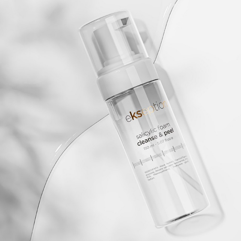 Пенка для очищения и эксфолиации жирной и проблемной кожи Ekseption Salicylic Foam Cleanse and Peel, 150 мл