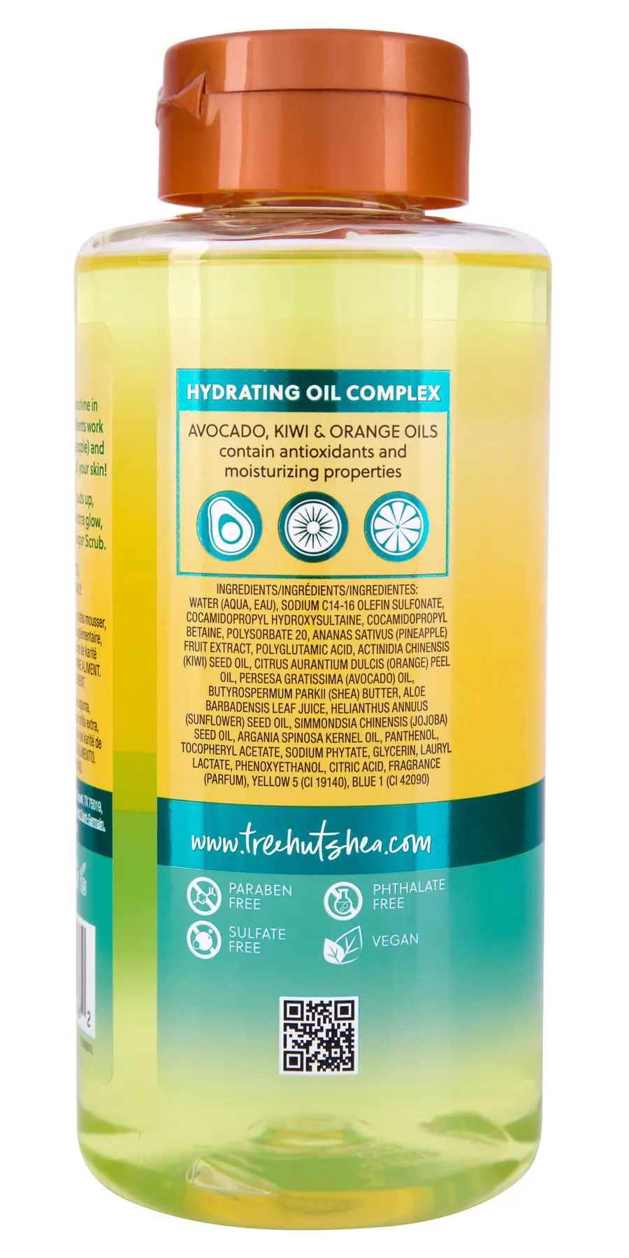 Гель для душа Tree Hut Pineapple Foaming Gel Wash, 532 мл