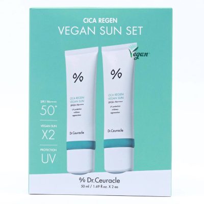 CICA REGEN VEGUN SUN SET<br>Набор солнцезащитных веганских кремов с центеллой