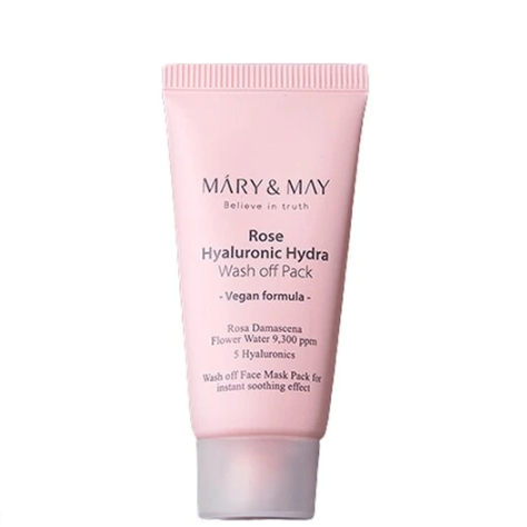 Глиняна маска для зволоження шкіри MARY and MAY Rose 30 г. Подарунок
