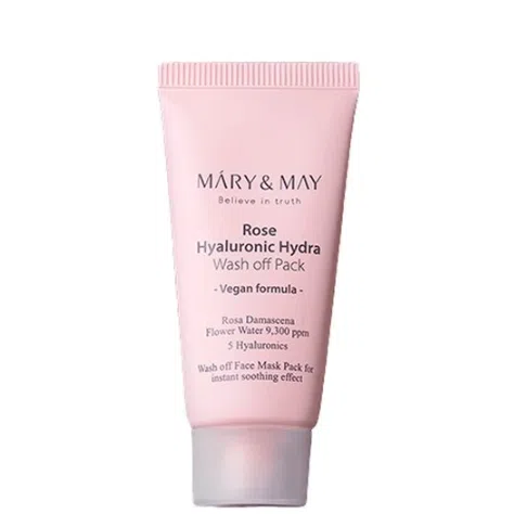 Глиняная маска для увлажнения кожи MARY&MAY Rose 30 г. Подарок