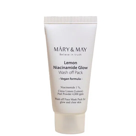 Глиняная маска для сияния кожи MARY&MAY Lemon 30 г. Подарок
