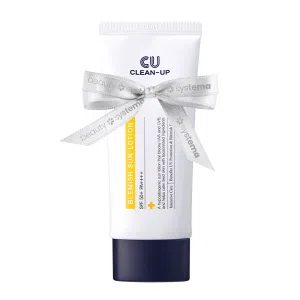 Солнцезащитный лосьон CUSKIN Clean Up Blemish Sun Lotion SPF 50+ PA++++ Подарок