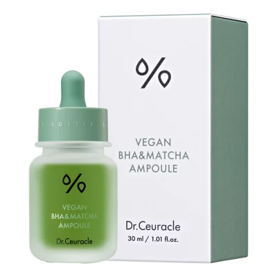 VEGAN BHA AND MATCHA AMPOULE<br>Ампульна сироватка з BHA кислотою та екстрактом чаю матчa, 30 мл