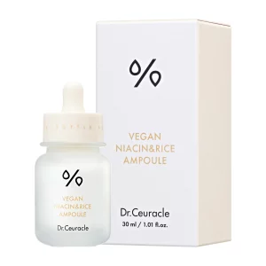 <span class="custom_title_one">VEGAN NIACIN AND RICE AMPOULE</span><span class="custom_title_two">Ампульна сироватка для вирівнювання тону з Ніацинамідом та екстрактом Рису, 30 мл</span>